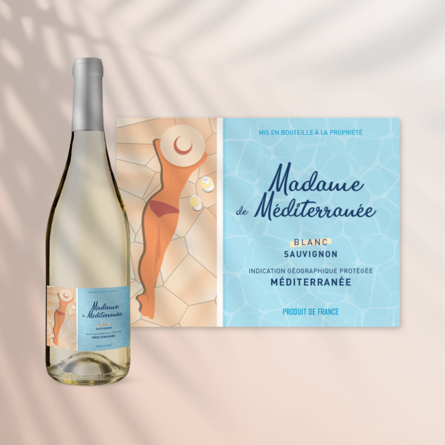 vin blanc madame mediterranée